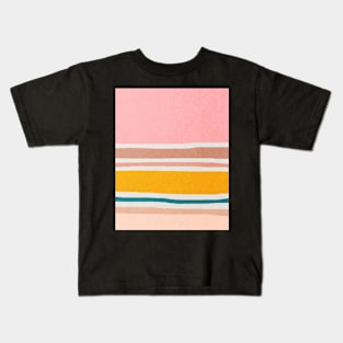 Abstract stripes art Kids T-Shirt